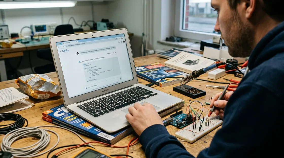 ChatGPT und Gemini App im direkten Coding-Vergleich auf zwei Laptops