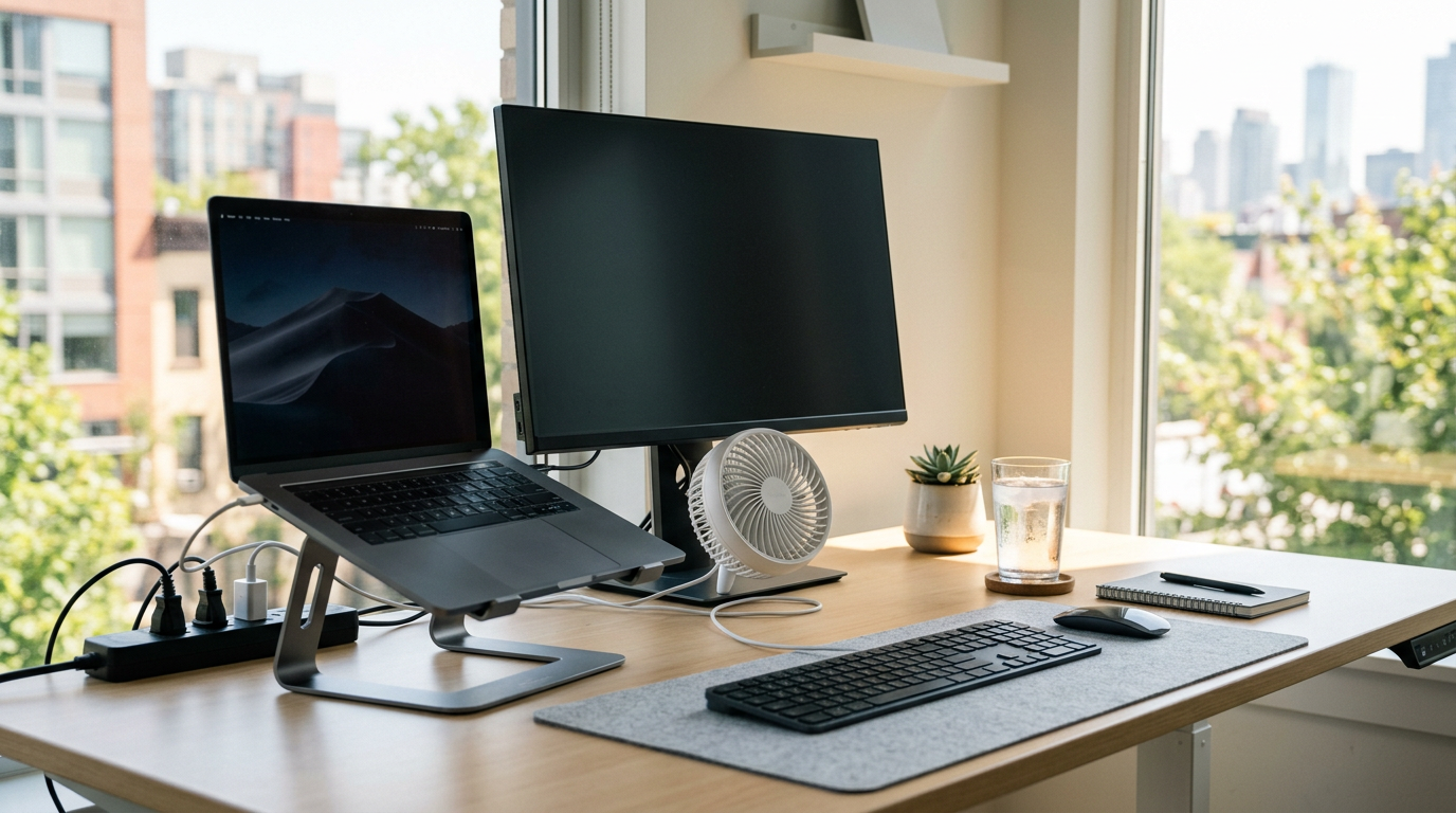 Hitze im Büro durch weniger Technik-Abwärme senken