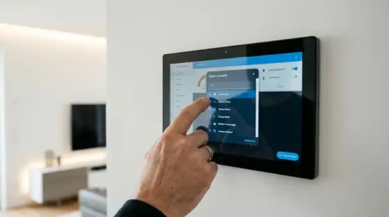 Home Assistant, Smart Home – Home Assistant 2026.6 Dashboard mit neuem Karten-Picker auf Touchscreen-Panel