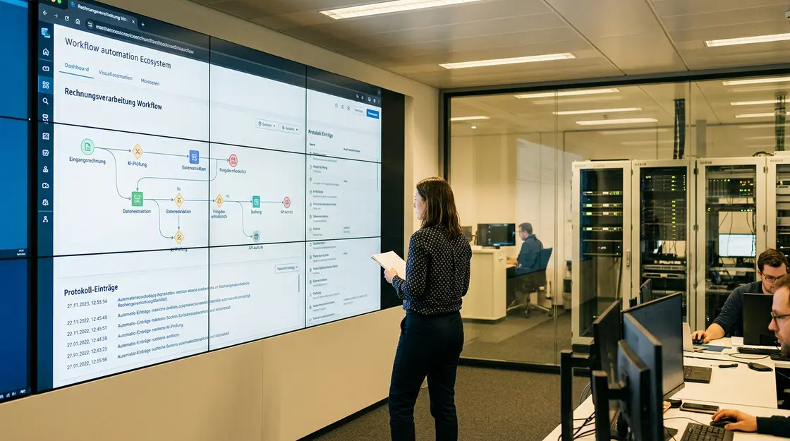 KI-Agenten, agentic AI – KI-Agenten Dashboard Enterprise Automatisierung Workflow
