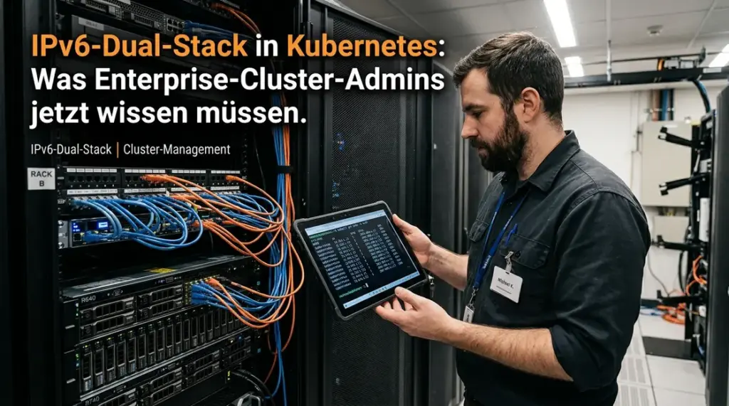 IPv6-Dual-Stack, Cluster-Management – Kubernetes IPv6-Dual-Stack Konfiguration auf Enterprise-Cluster im Rechenzentrum