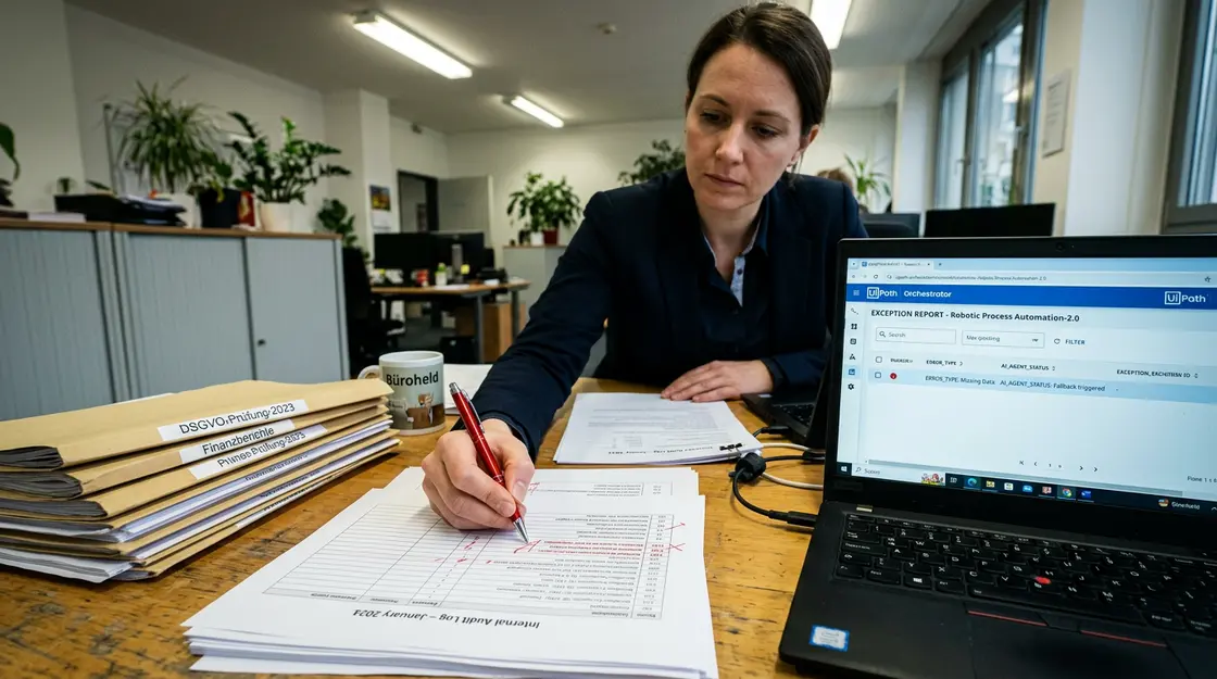 Compliance-Prüfung von KI-Agenten-Entscheidungen in RPA-Prozessen