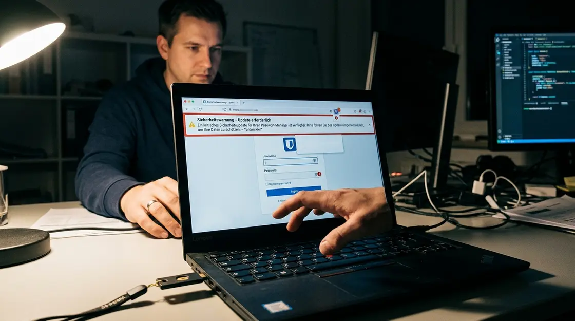 Passwort-Manager, Zero-Day, Credential-Theft – Passwort-Manager Browser-Extension zeigt Sicherheitswarnung wegen Zero-Day-Schwachstelle