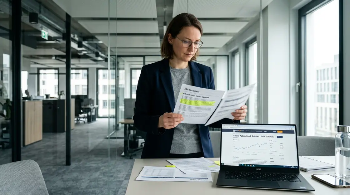 ETF-Factsheet Indexmethodik Robotik KI – Compliance-Prüfung
