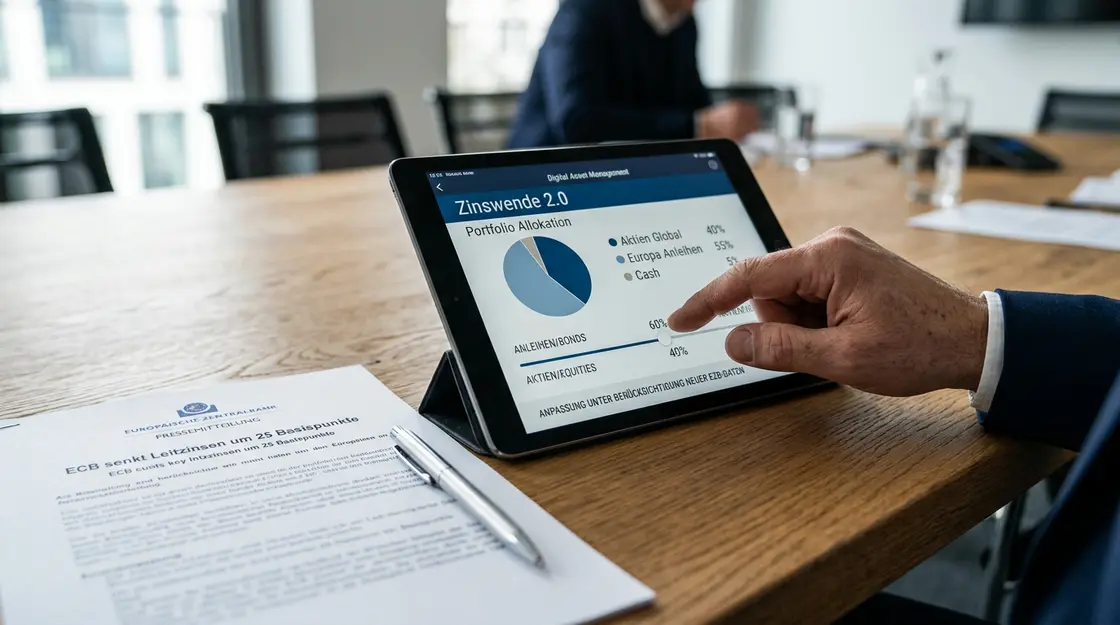 Robo-Advisor Portfolio-Allokation wird nach EZB Zinssenkung angepasst