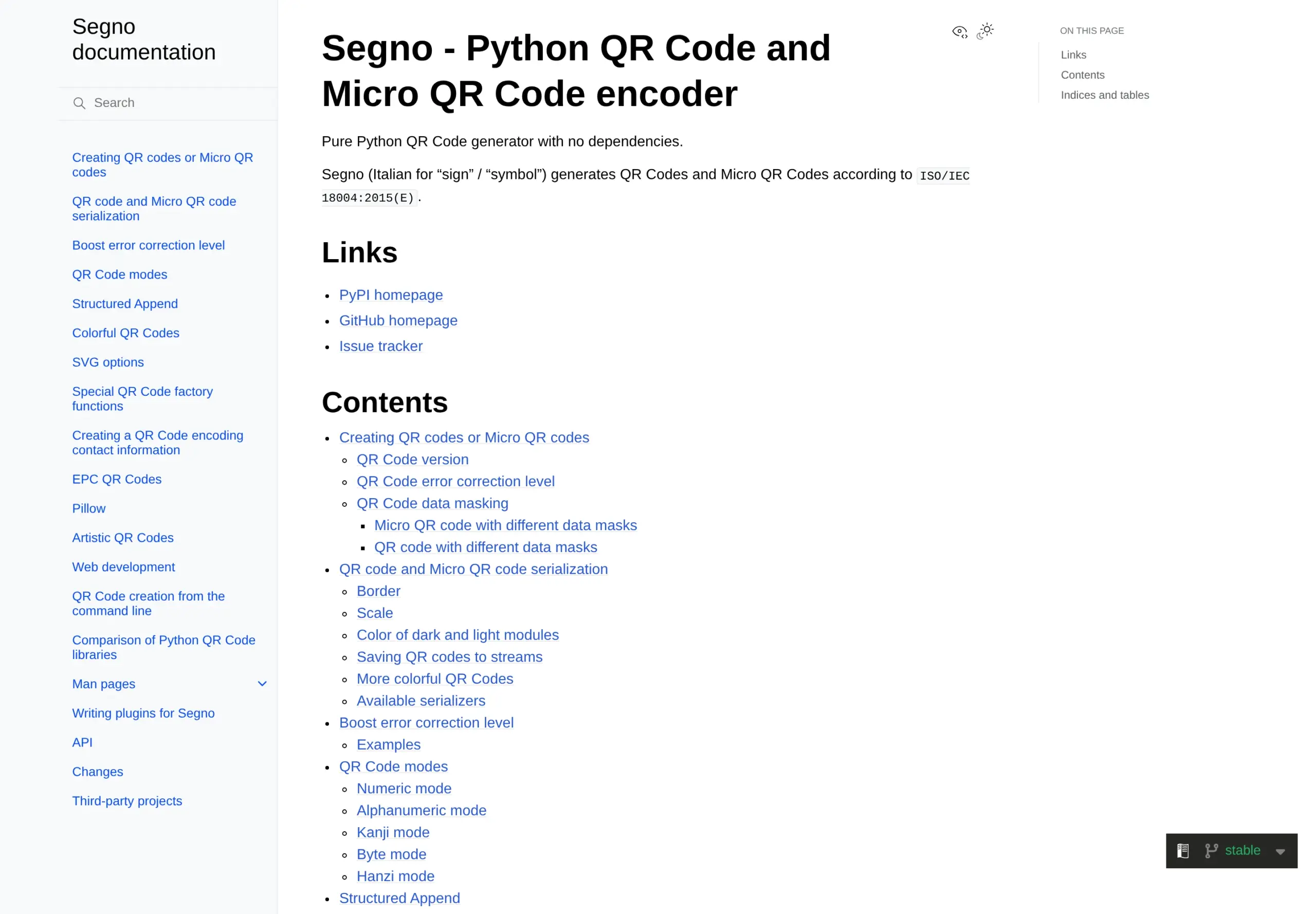 Segno Screenshot – QR Code Generator
