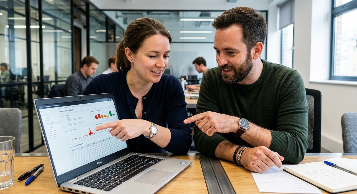 SEO Spider Analyse auf einem Entwicklerarbeitsplatz