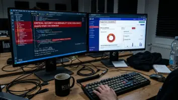 Snyk AI, Supply-Chain-Vulnerabilities – Snyk AI Sicherheitswarnung im Code-Editor mit Supply-Chain-Vulnerabilities
