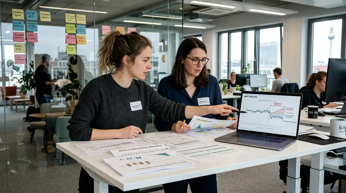 FinTech-Analysten prüfen Stresstest-Ergebnisse für KI-Modelle