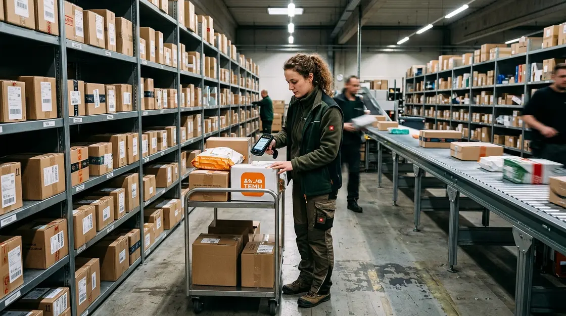 Fulfillment-Lager für Temu Local-To-Local-Programm in Europa