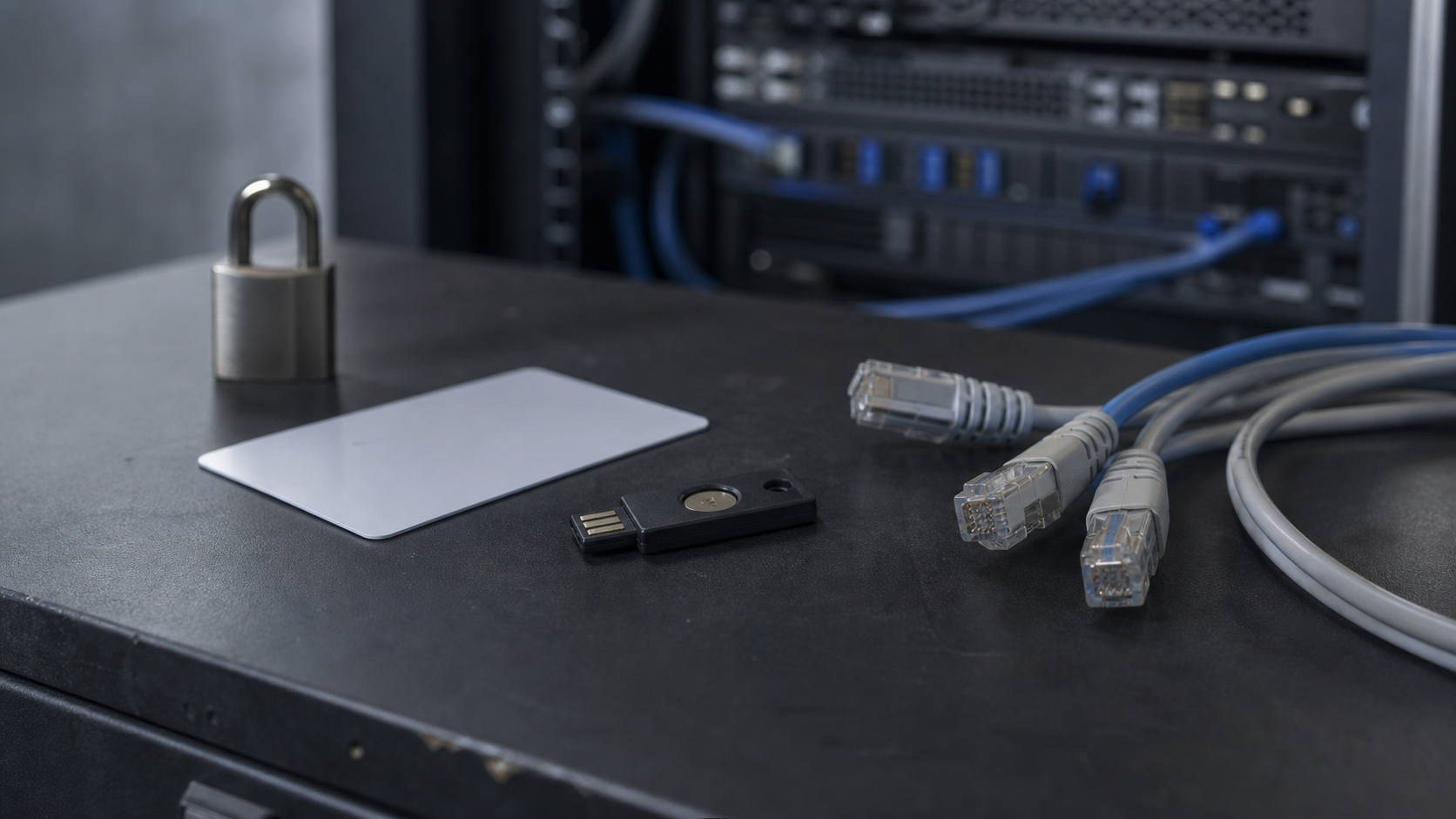 Zero Trust Sicherheitsarchitektur mit Hardware-Key und Netzwerkzugang