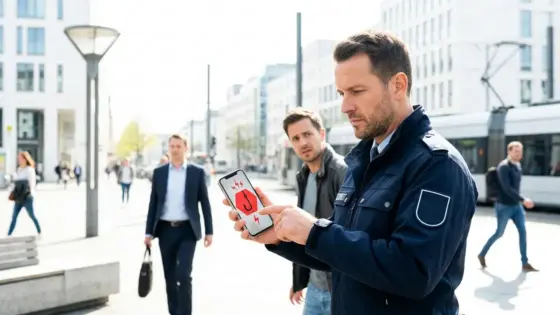 Absolute Zero, DSGVO-Agenten, Datenschutz-Automatisierung – Arzt prueft automatisierten Agenten am Tablet als Symbol fuer Absolute Zero und DSGVO-Agenten