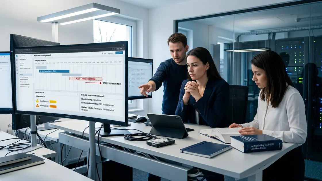 AI Act, Hochrisiko-KI, Compliance-Fristen – Compliance-Team analysiert verschobene AI-Act-Fristen für Hochrisiko-KI-Systeme