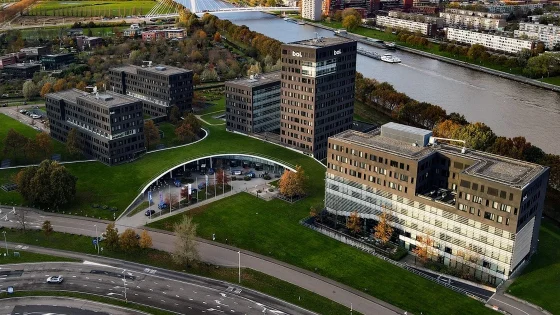 Luftbild des bol-Hauptsitzes in Utrecht