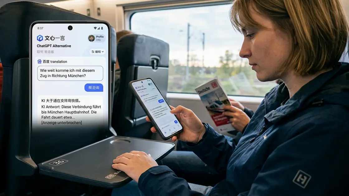 Chinesische KI-Apps, ChatGPT Alternative, Mobile KI –