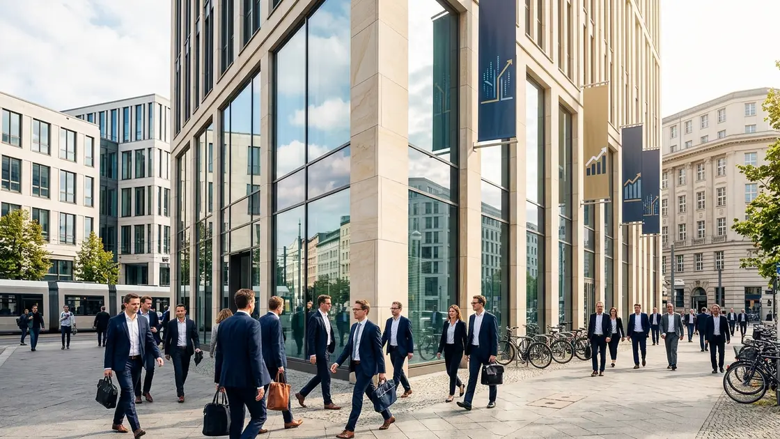 Rekordgewinn, Digitalstrategie, Investmentbanking – Bankfiliale im Finanzviertel als Symbol für den Rekordgewinn der Deutschen Bank