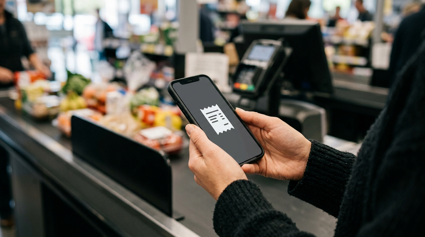 Lidl Plus digitaler Kassenbon auf dem Smartphone
