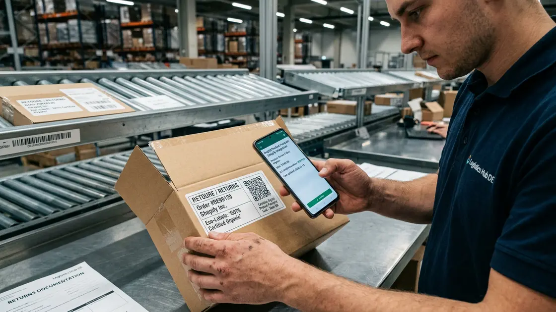 Nahaufnahme einer Green-Claims-Prüfung von Produkttexten mit Compliance-Score auf Tablet