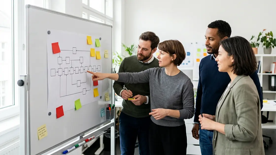 KI-Nutzung in Unternehmen: Datenanalyse und Governance im hellen Büro (Symbolbild)