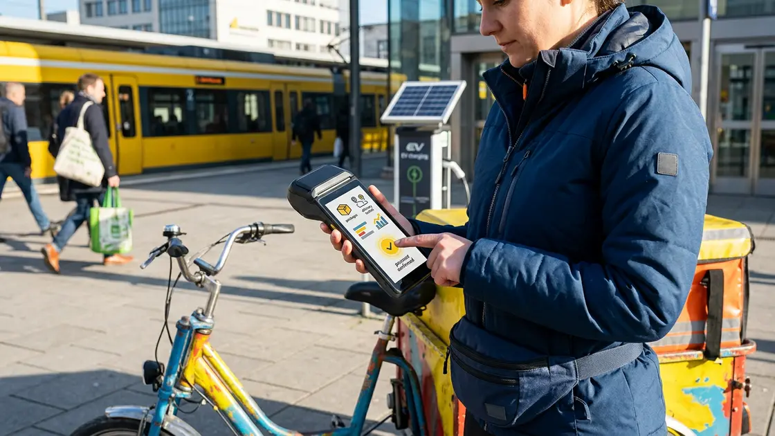 Nahaufnahme eines Smartphones mit Finanz-Dashboard als Symbol für den KI-Finanzassistenten von Lloyds