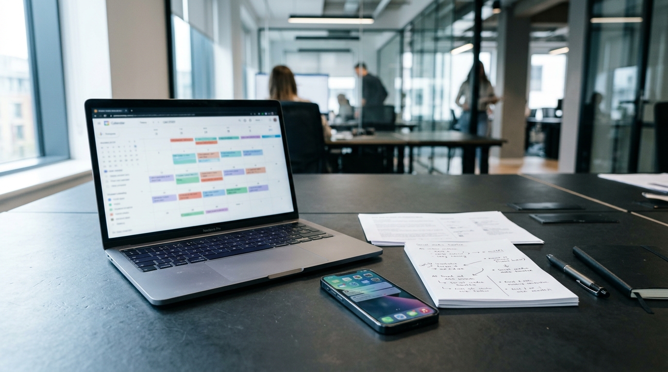 Meta Business Suite Beiträge planen im Redaktionskalender
