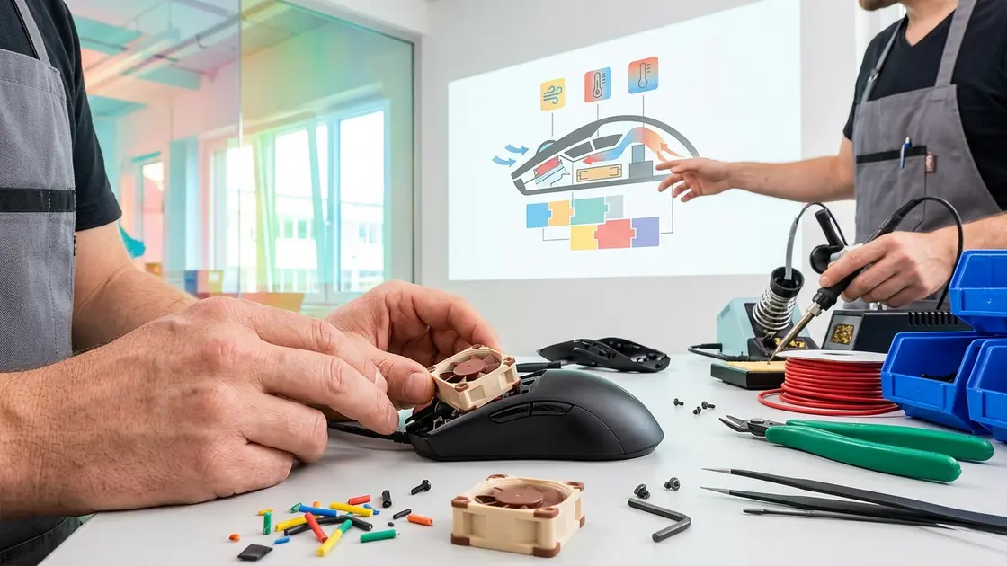 Steuerung der Lüfterstufen einer Gamingmaus über Dongle und Web-App
