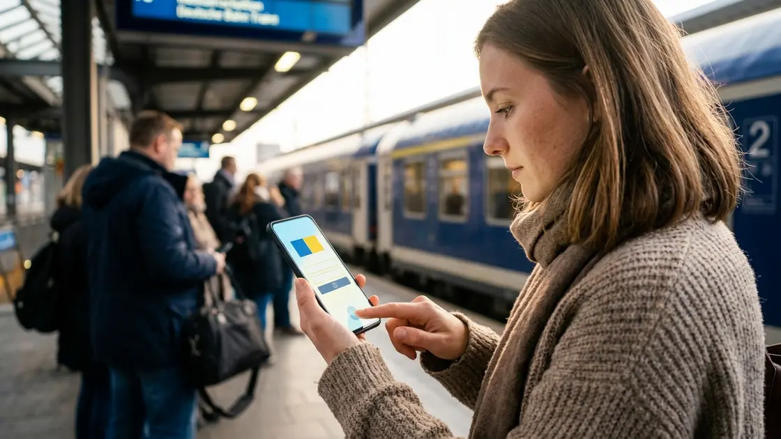 Passkeys, Phishing, GMX – Person aktiviert Passkeys für ihr E-Mail-Postfach per Fingerabdruck auf dem Smartphone