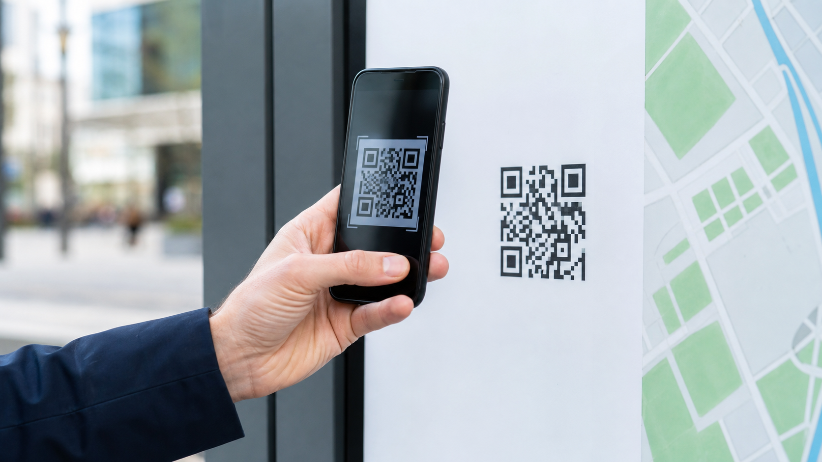 QR-Code scannen mit Smartphone