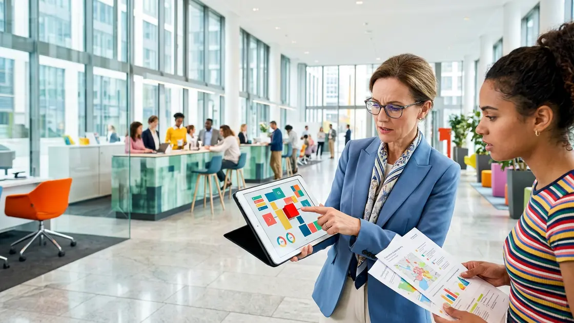 Quantencomputing, Finanzrisikomodelle, EU-Pilot – Bankfiliale mit Quantencomputing-Risikoprojektion als Symbol für den EU-Pilot QuantumFinanceHub