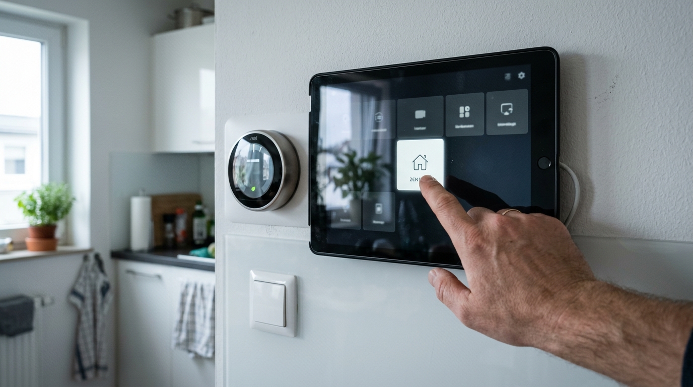 Home Assistant Dashboard als Tablet-Steuerung in der Küche (Symbolbild)