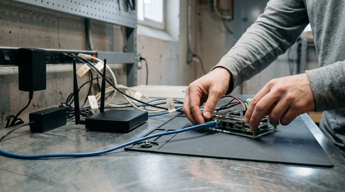 Home Assistant installieren mit Smart-Home-Zentrale und Ethernet