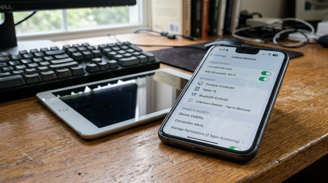 WhatsApp verknüpfte Geräte in der Geräteliste prüfen