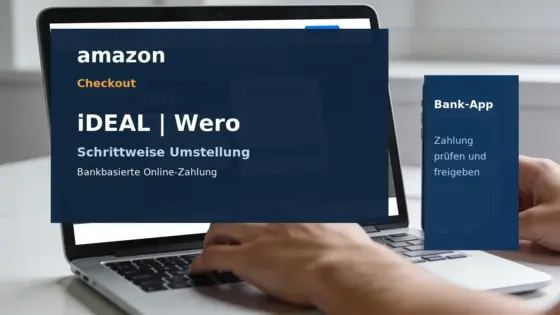 Amazon-Checkout mit der kombinierten Zahlungsart iDEAL und Wero