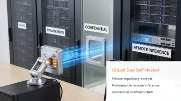 GitLab Duo Self-Hosted verbindet lokalen Code über ein kontrolliertes Gateway mit vertraulicher KI-Inferenz