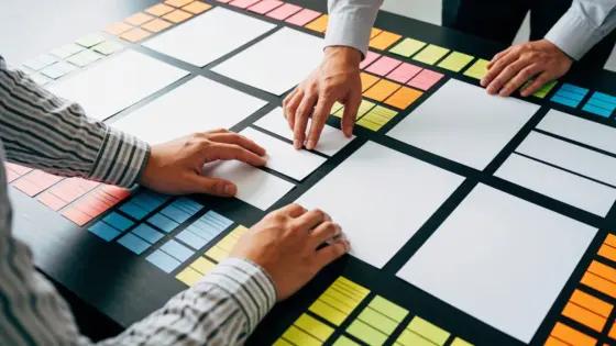 Textfreie technische Szene zu Google Sheets Canvas.