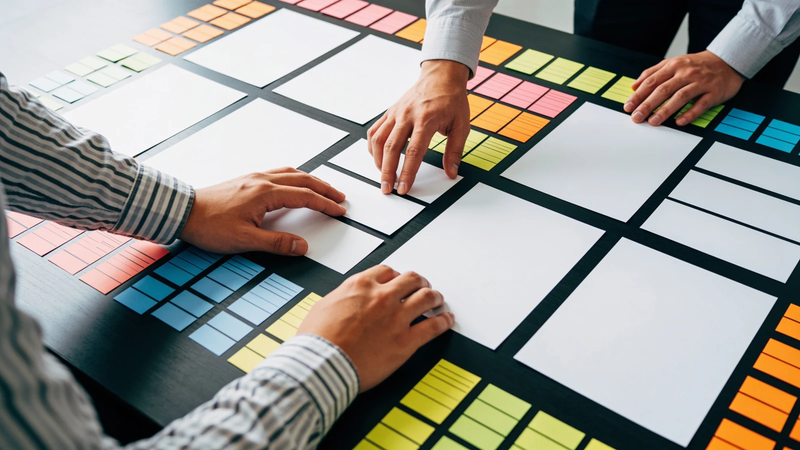 Textfreie technische Szene zu Google Sheets Canvas.