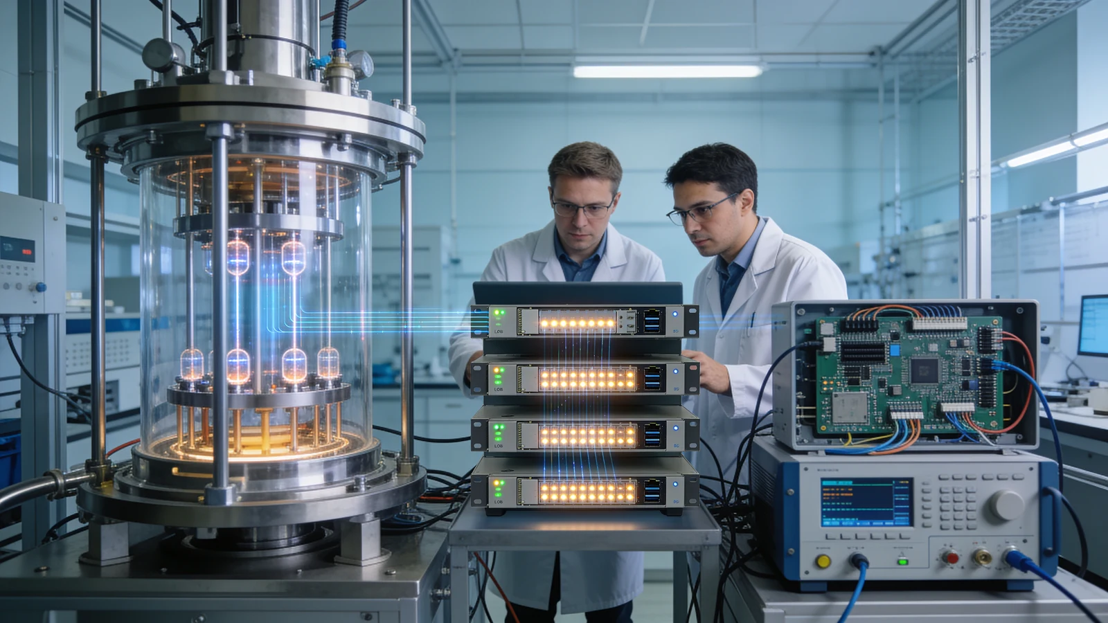 Middleware zwischen Ionenfallen-Quantenhardware und Steuerelektronik