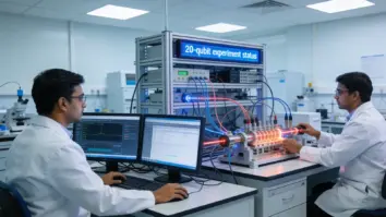 Indisches 20-Qubit-Ionenfallenprojekt mit Laborhardware und Middleware