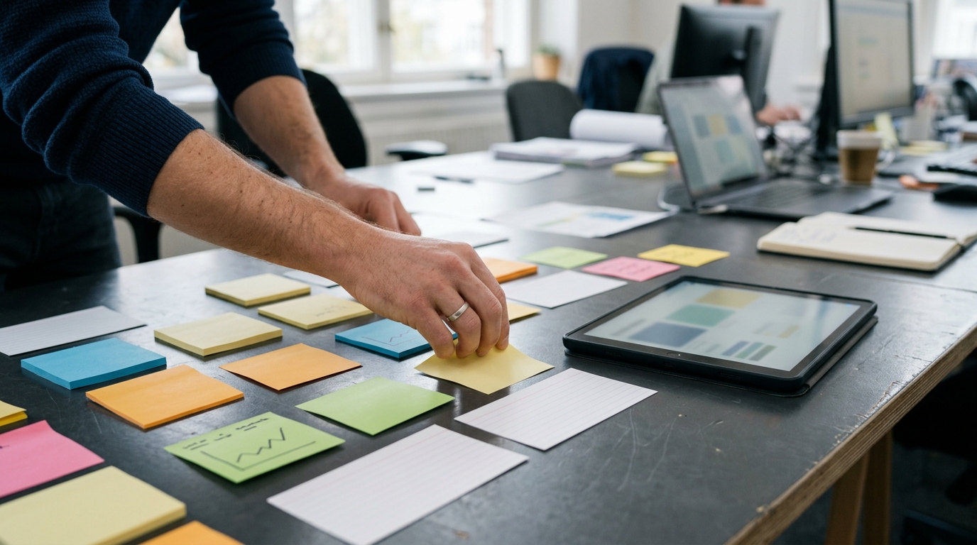 Meta Business Suite Insights: Kennzahlen auf einem neutralen Reporting-Dashboard