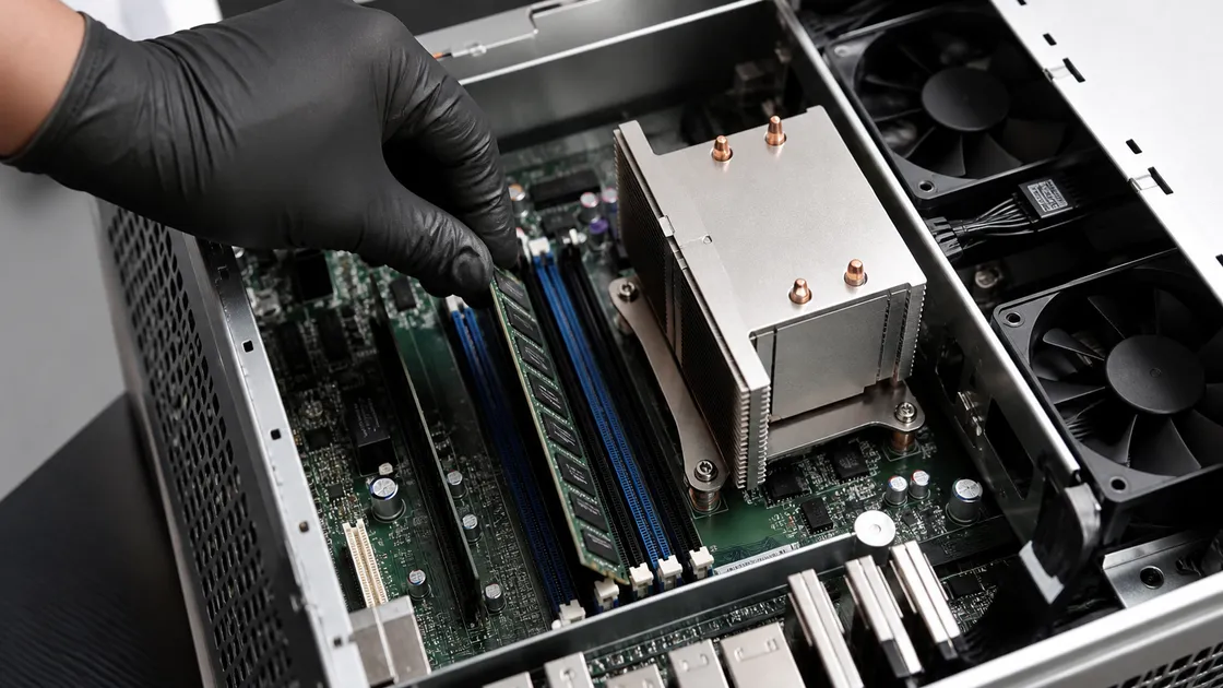 Mini-PC für lokale KI mit Speicher und Kühlung