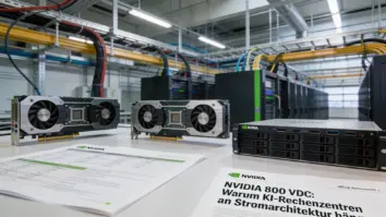 NVIDIA 800 VDC: Warum KI-Rechenzentren an Stromarchitektur hängen