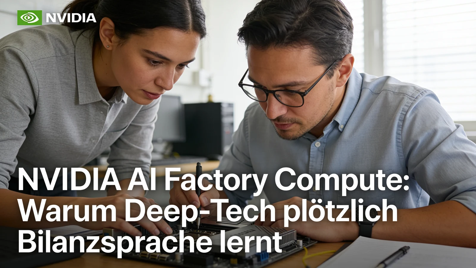 NVIDIA AI Factory Compute: Warum Deep-Tech plötzlich Bilanzsprache lernt im Praxiskontext
