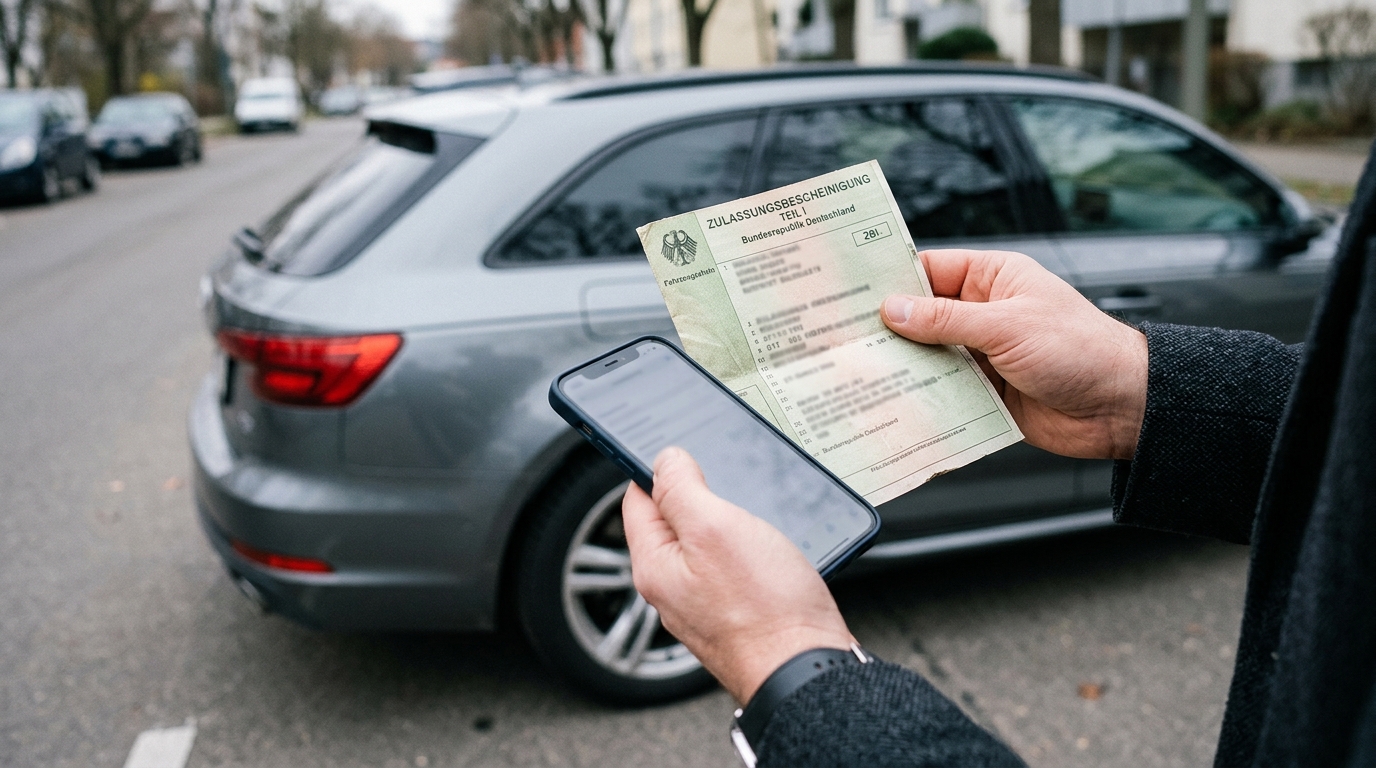 Fahrzeugkauf: Unterlagen für die Online-Zulassung