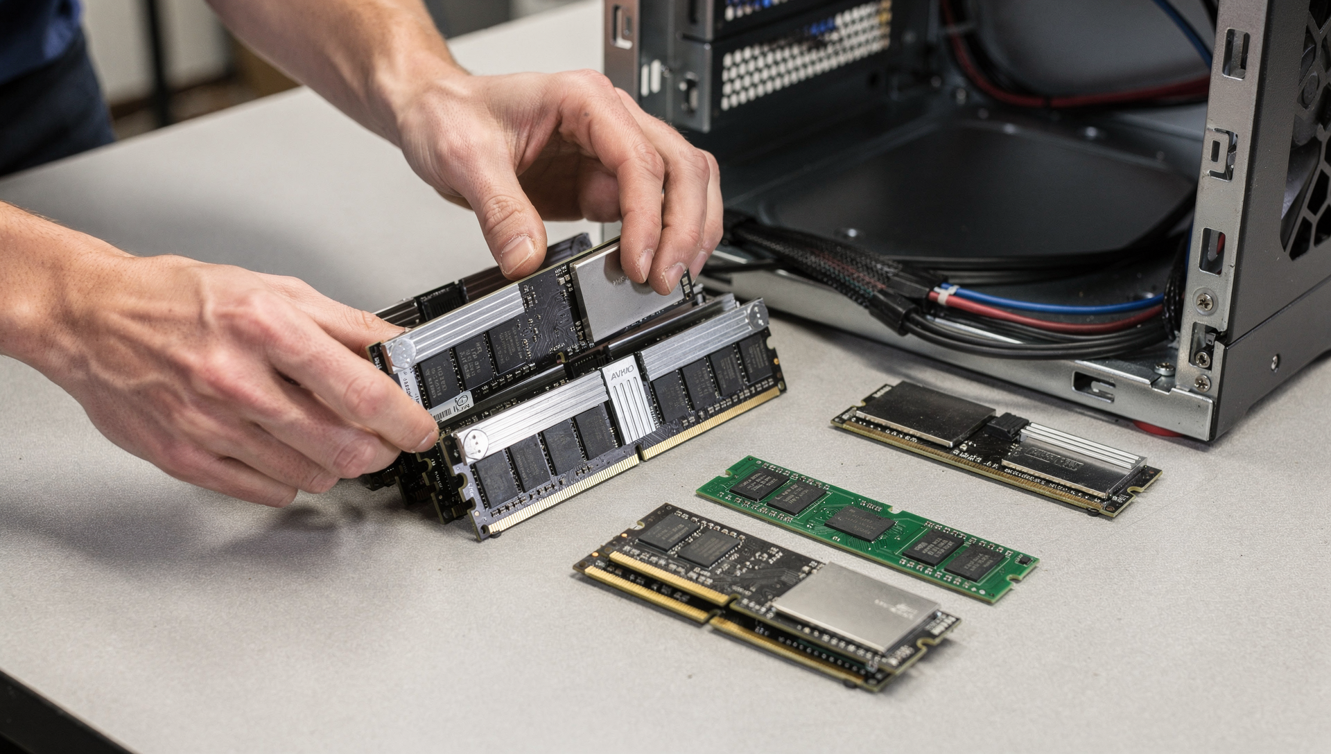 Qdrant 1.19 Memory Tiers mit Speicherkomponenten eines Servers