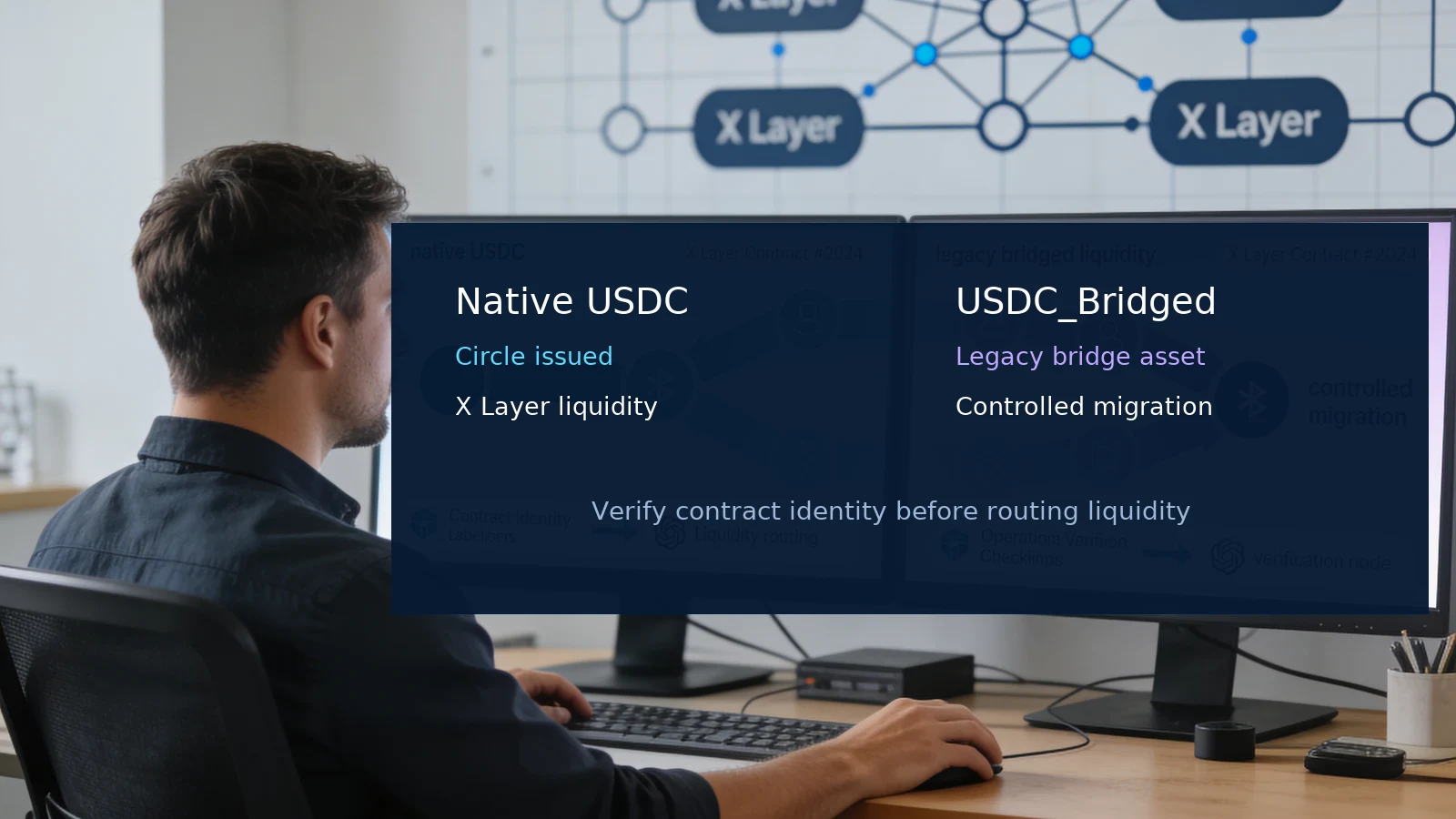 Migration von gebrücktem USDC zu nativer Liquidität auf X Layer