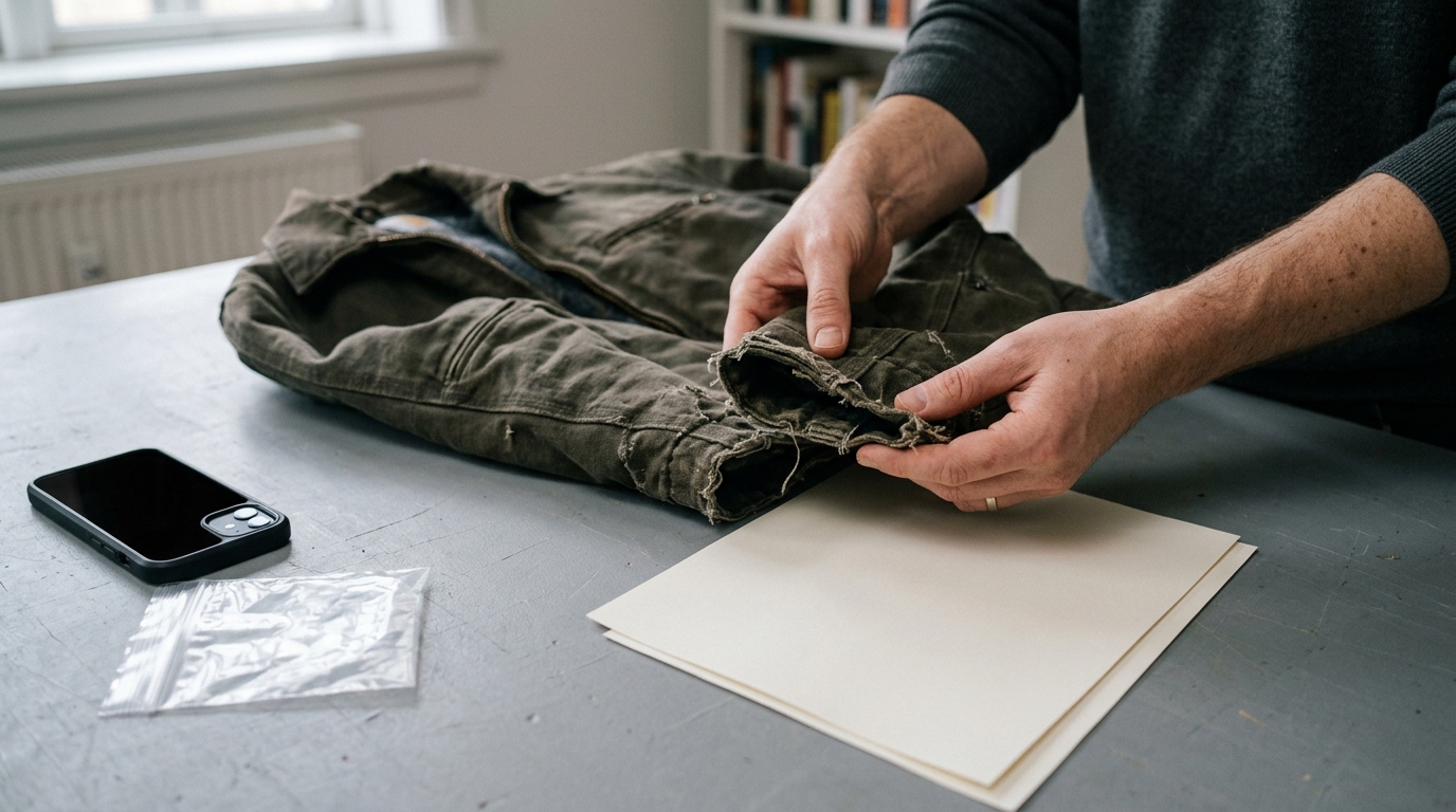 Vinted Käuferschutz: Schaden an Kleidung dokumentieren