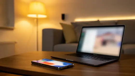 Home Assistant Automationen Smartphone Laptop