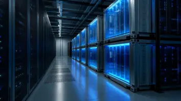 Server-Rack mit isolierten Container-Sandboxen