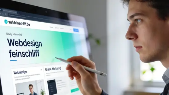 Webfeinschliff, Webdesign, Relaunch