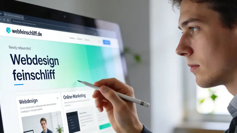 Webfeinschliff, Webdesign, Relaunch